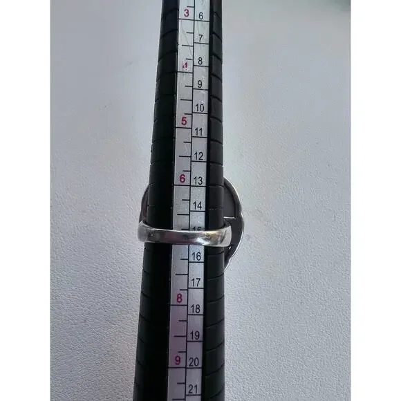 SAJEN WINDOW DRUSY FOREST SAJEN SILVER COLLECTION PLATINUM OVER SILVER RING - Picture 7 of 10